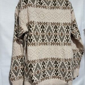 Men’s Cozy Warm Knit Sweater100% Soft Natural Cotton!!Van Heusen.Quality Thick!